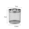 New Stainless Steel Tea Strainer Multifunction Mesh Mesh Filter With Lid Reusable Spice Infuser Kitchen Accessories