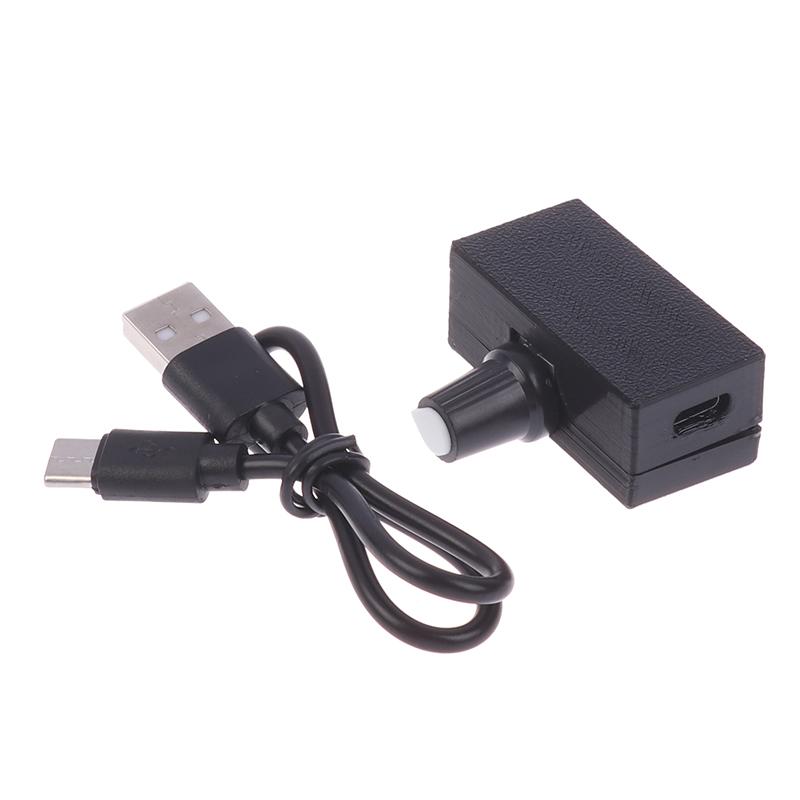 Diy Vannkjøling Kjøling Pwm Hastighetskontroller 4Pin Viftehastighetskontroller Type-C Usb-grensesnitt Strømforsyning