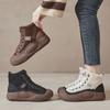 Genuine Leather Thick Bottom Short Boots Retro High-top Shoes Casual Single Boots