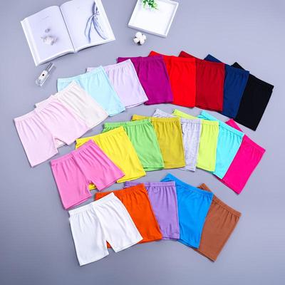 Girls' Candy Color Anti-Exposure Safety Shorts - Child Boxer Briefs
