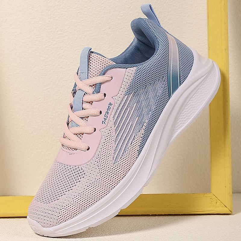 Large Size Spring and Summer New Shoes, Sports Shoes, Light Soft-soled Casual Shoes, Mesh Breathable and Comfortable Running Shoes