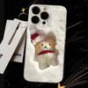 Love Heart Black Cat Lovely Phone Case For Iphone 17 Air 16 16e 17e 15 Plus 14 13 12 11 Pro Max Flexible Protective Soft Cover