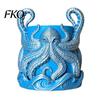 Decorative Desk Pen Holder 3D Printed Octopus Planter, Artistic Coastal Plant Pot, Small Foliage Herb Pot Container for Cactus, Succulents,