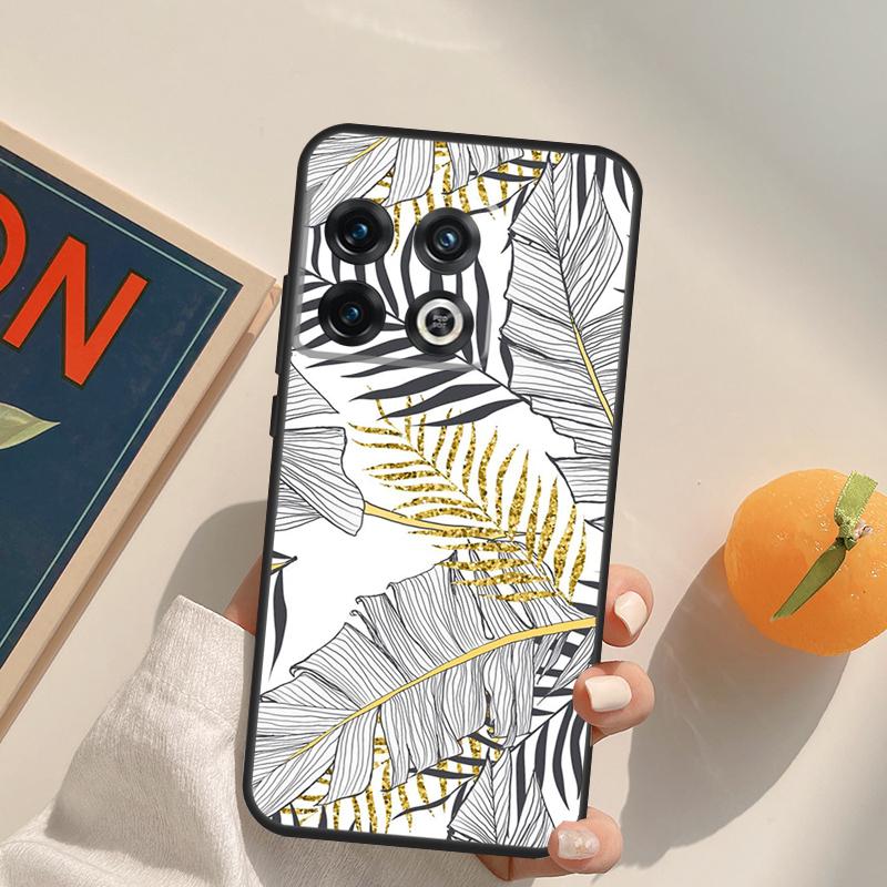 Summer Plant Palm Green Leaf Aloha Case For OnePlus Ace 8T 9R 9RT 10T 8 9 11 10 Pro Cover For OnePlus Nord 2 2T N10 N20 N100 CE