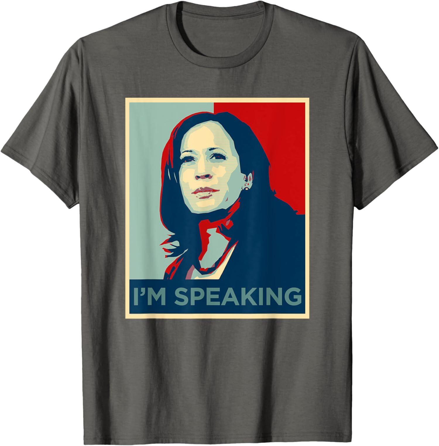 Kamala Harris Shirt I m Speaking Quote Joe Biden Unisex T-Shirt S разноцветный