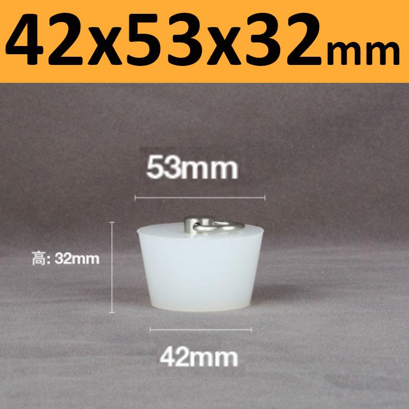 1Pcs Clear Conical Rubber Stopper HIGH TEMP Silicone Plugs Sealing Tapered Rubber Electroplating Paint With Steel D Shape Handle