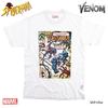 EVERSOUL Marvel VENOM Avengers Short Sleeve T-Shirt, American Comic Book Merchandise, Birthday Gift, Unisex, White, XL Size [Parallel Import]