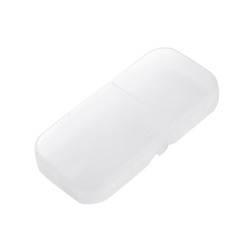 Plastic PP Children's Tableware Box, Fork and Spoon Empty Box, Two-piece Set, One-piece Small Display Box, Portable Box.