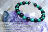 Kanoishi for Protection from Evil and Good Morion Malachite Bracelet for Men and Women Natural Stones 8mm and 6mm [Amulet Fortune] - (Power Stones,