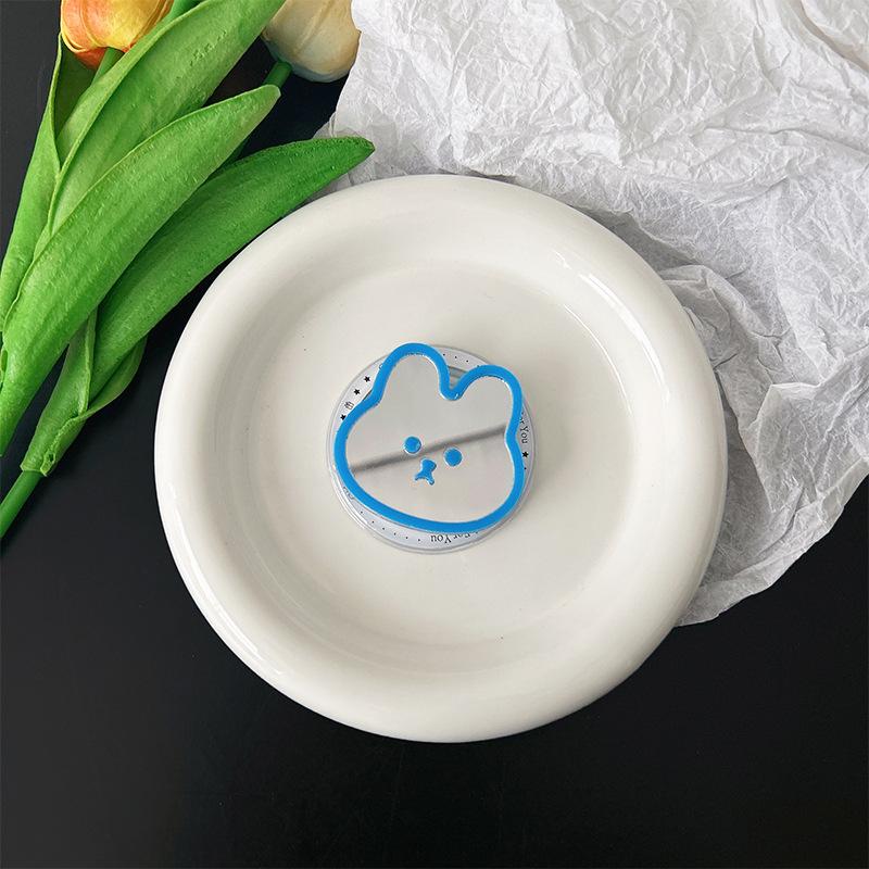 Cute Wind Mobile Phone Airbag Bracket Bunny Mirror Sticker Magnetic Suction Retractable Portable Lazy Niche