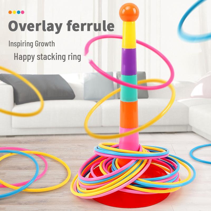 Children's Educational Ring Toss Game for Hand-Eye Coordination and Parent-Child Interaction