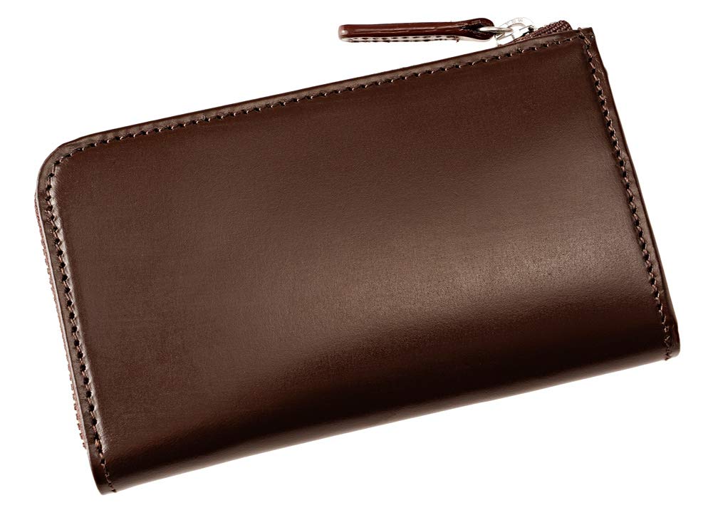 Cypris Pocket Compact Bridle Leather Smart Day Gift for Chocolate x Light 1634 Wallet-BR All-in Wallet, Wallet, Father's Men, Boyfriend, Blue,