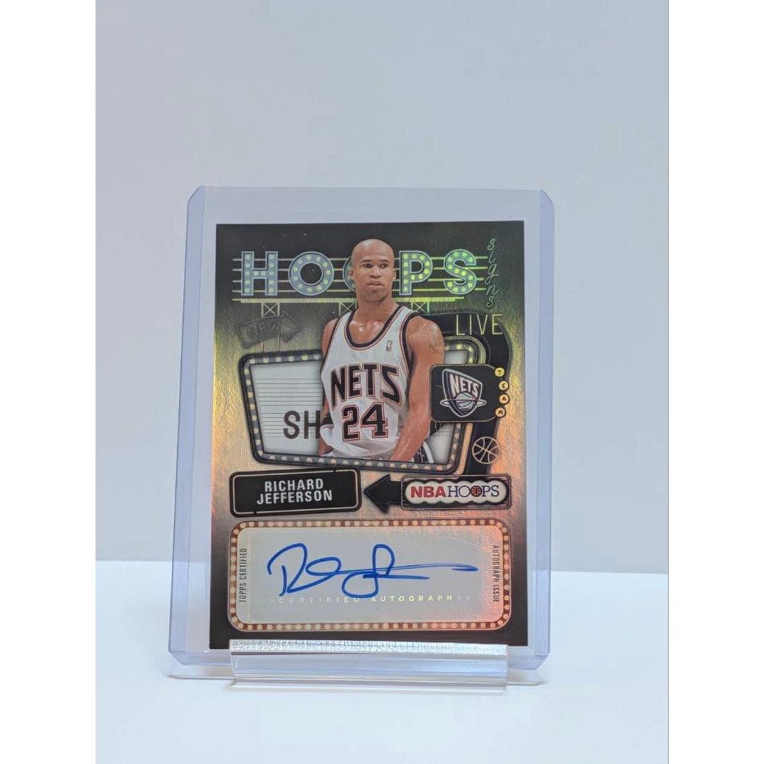 Used Richard Jefferson Topps Hoops Autograph