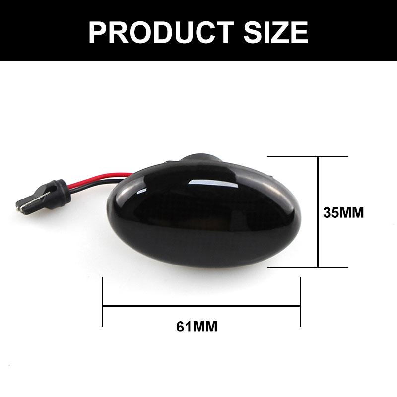 For Mercedes Benz Repeater Signal Lamps Smart W450 W452 98-07 A-Class W168 Vito W639 W447 Dynamic LED Car Side Marker LightsTurn Signal 2