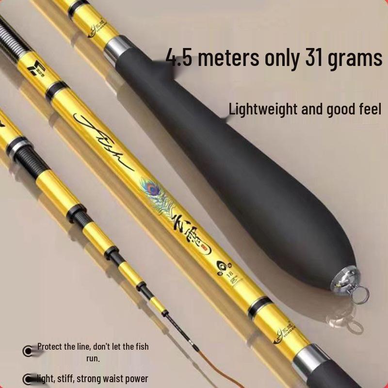 Crucian Carp Ultra-Hard Carbon Hand Rod Set for Stream and Table Fishing