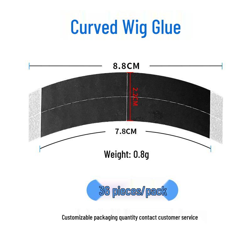 Biological Double-Sided Waterproof Sweatproof Adhesive Wig Tape – High Adhesion, Invisible Hair Extensions Glue.