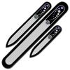 3-piece Nail File Set with Crystals for Women CO-BMS