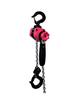 Three-way-friendly Aluminum Alloy Steel Lever Hoist, 0.5 Ton, 1.5m Chain, Pink Color, with Dedicated Storage Case. Ratchet Hoist, Ultra-compact/ultra-