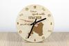 Lowchen, Little Lion Dog - clock with dog, wooden clock with engraving, personalised clock by Art-Dog