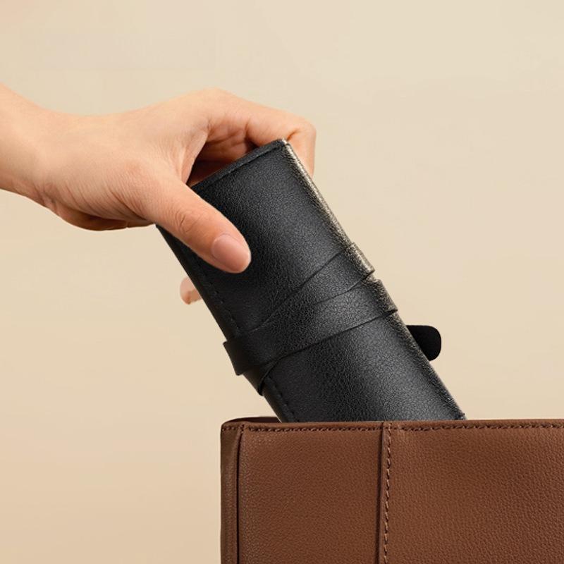 Multifunctional PU Leather Jewelry Storage Bag Portable Travel Pouch for Rings Earrings Bracelets