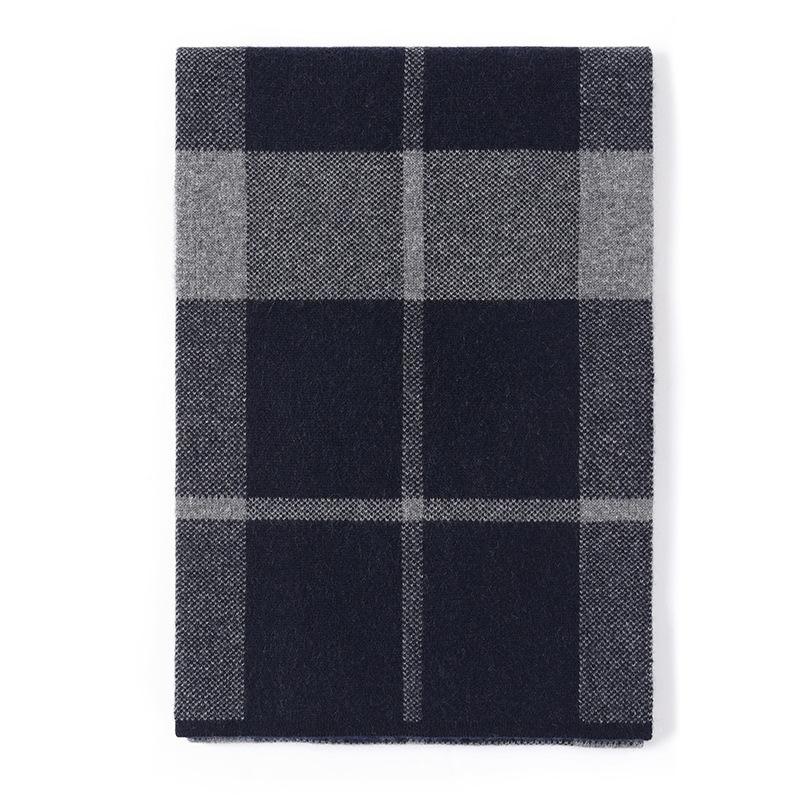 High-end Business Versatile Scarf Men's 2025 Winter New Wool Versatile Shawl Dual-purpose Cashmere Scarf