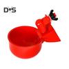 16 Pcs Automatic Chicken Water Cup Plastic Chicken Watering System Poultry Water Feeder Cup for Chicken Duck Goose Turkey