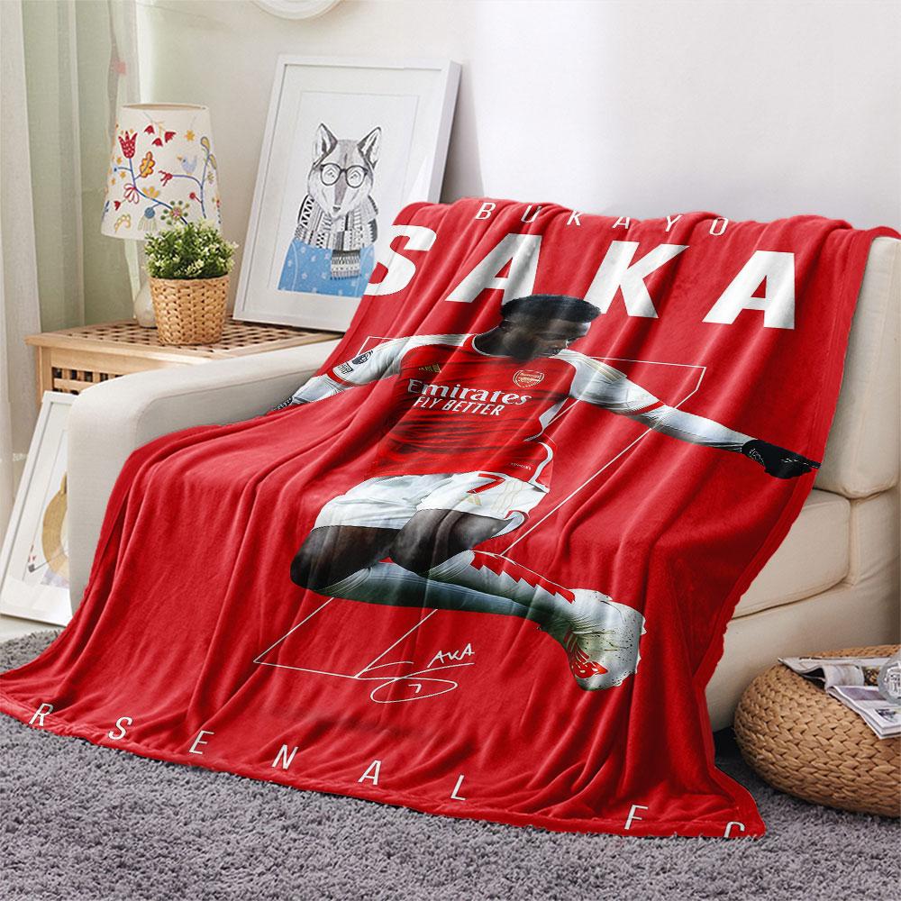 Bukayo Saka Fire Blanket, High quality Comfortable for All Seasons, Home Decor, Warmth and Comfort