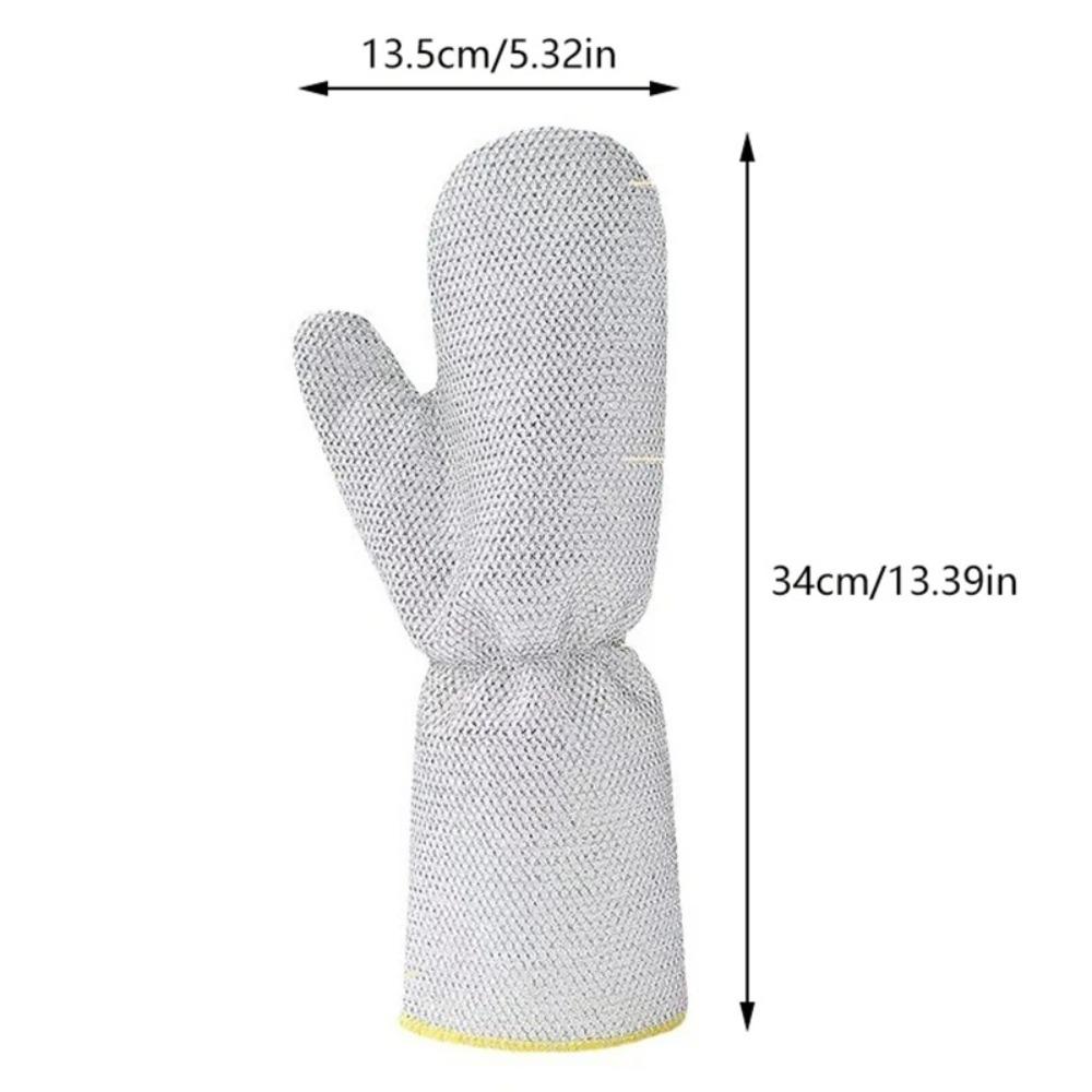 Household Cleaning Housework Cleaning Gloves Lengthened Steel Wire Ball Gloves