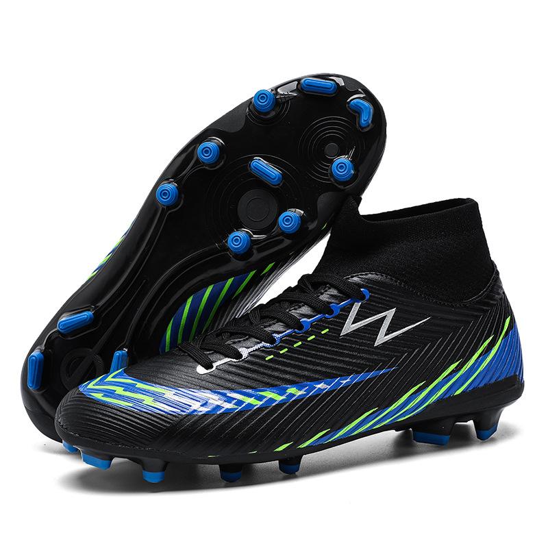 New Men'S High-Top Football Shoes With Long Nails And Broken Nails. Teen Students Anti-Skid Professional Training Football Shoes For Men