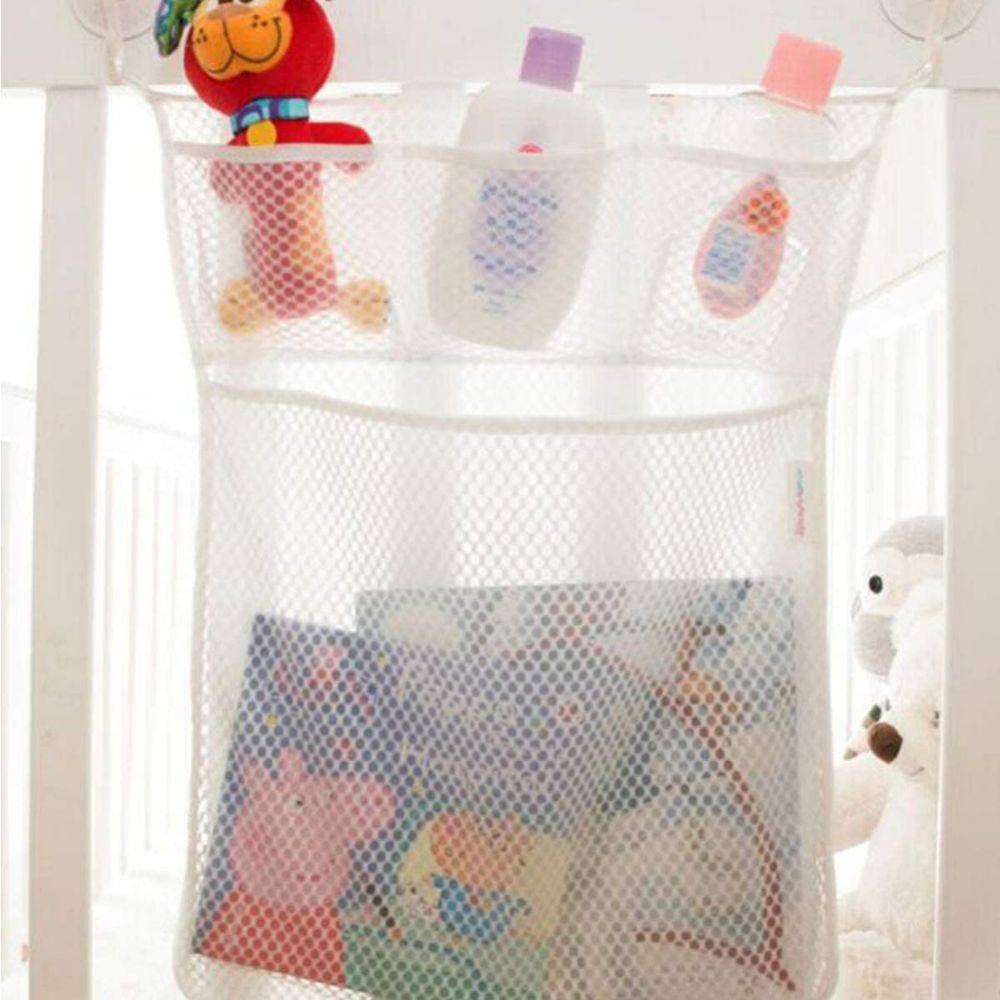 Bath Toy Organizer Net with Suction Cup,Bath Toy Storage Holder Net,Quick Dry Multi-use Bathtub Mesh Net Bags, for Kids & Toddlers