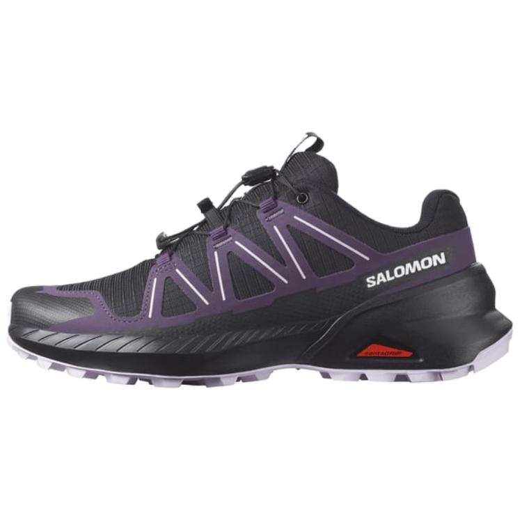 

SALOMON Speedcross Peak Удобные Универсальные Прочные Кроссовки с Низким Верхом Женские кроссовки Черный Фиолетовый 476032 38