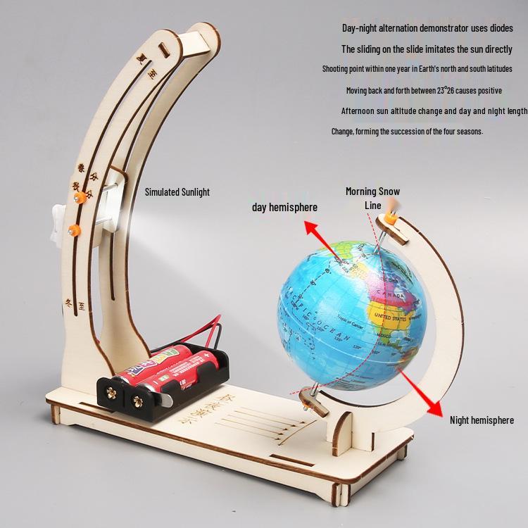 Earth Day & Night Model DIY Science Experiment Kit for Kids