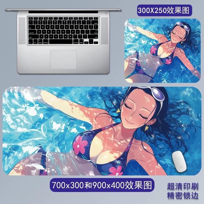 Cartoon Anime ONE PIECE Mouse Pad Oversized One Piece Roronoa Zoro Monkey D. Luffy Animation Game Office Computer Desk Mat Two-dimensional Peripheral