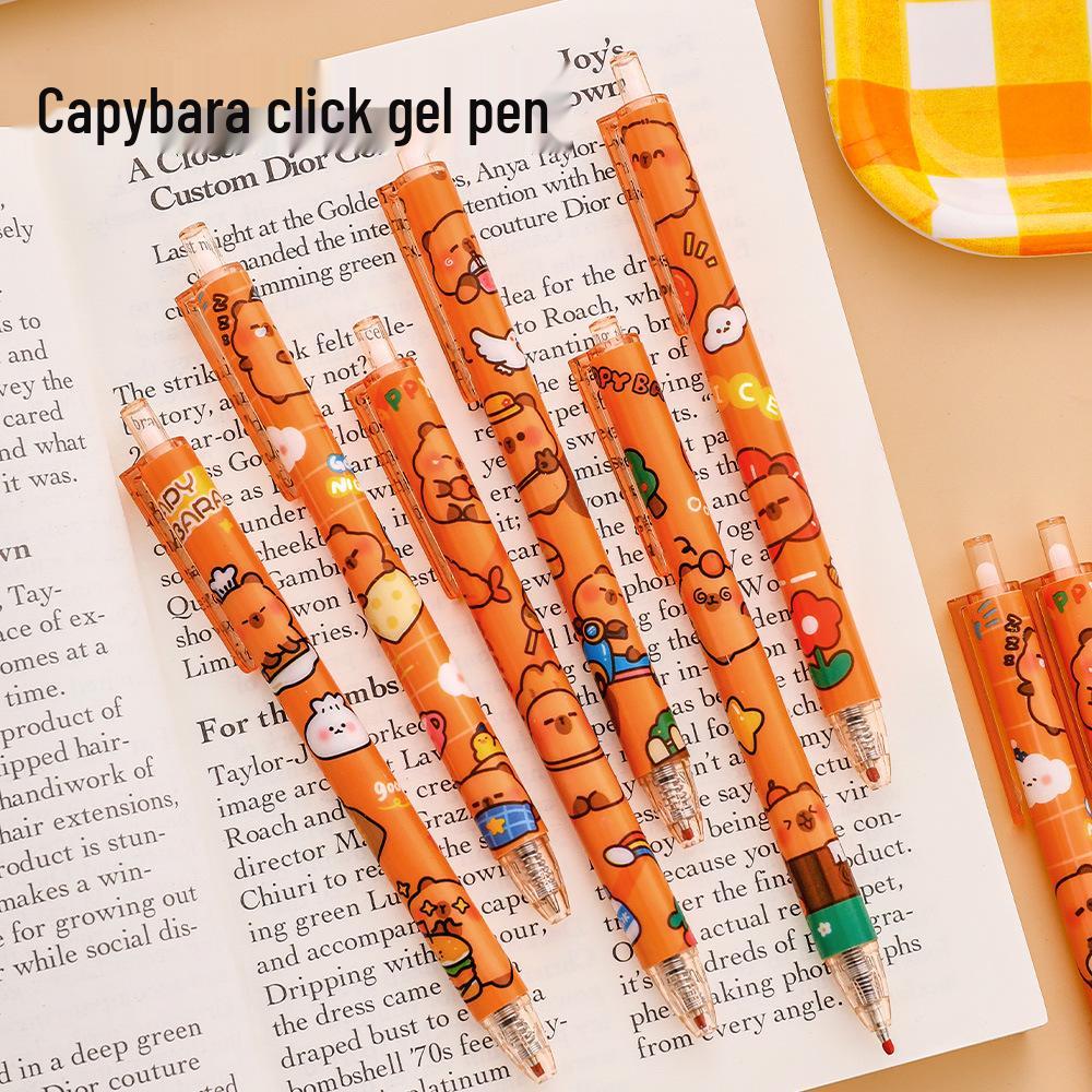 Capybara Kugelschreiber: Niedlicher Cartoon Signatur- & Schreibstift für Studenten