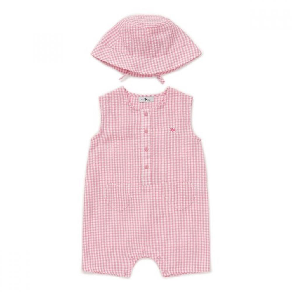 

Bluedog Baby Love Seersucker Romper 46313 601 10 Pink/12 months (80)