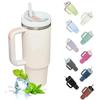 40oz stainless steel vacuum insulated mug with lid and straw for water, iced tea or coffee, smoothies, etc.