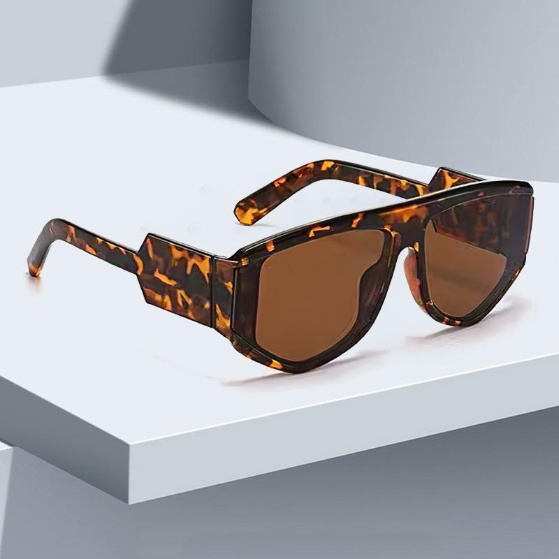 

Fashionable Gradient Square Sunglasses for Women with Unique Color Matching and Elegant Leg Design for Women s Glasses леопардовый