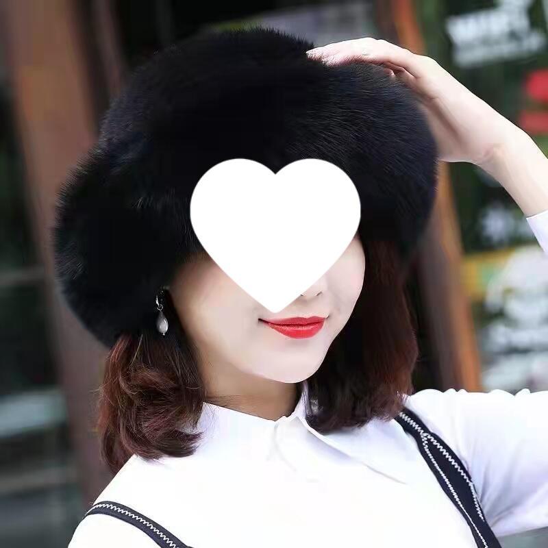 Dam Vintermössa i Fuskminkpäls med Fri Frakt - Mångsidig, Utländsk Stil, Moderiktig, Tjock och Öronvärmande.