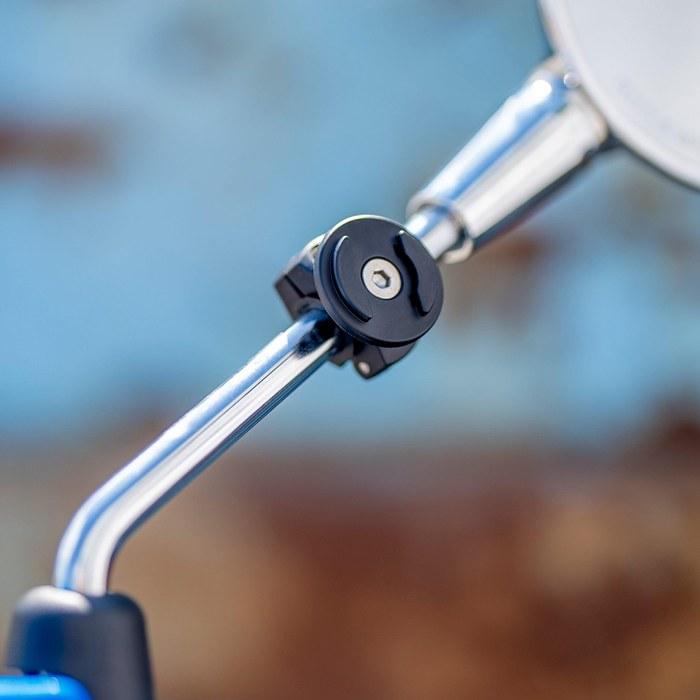 SP CONNECT Mirror Mount SPC+ | Motorcycle Mirror Smartphone Mount | 53136 Black/White