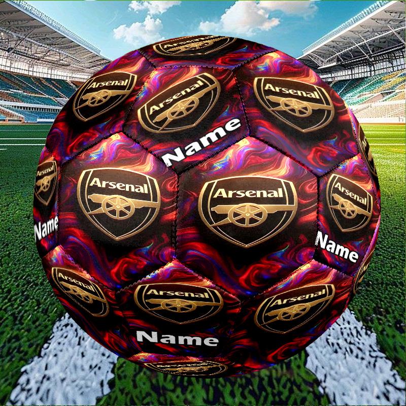Custom Name Personalized Football team-A Print Size 5 Soccer Ball Training & Match Football, for Team, Kicking, Gift for Football Enthusiasts