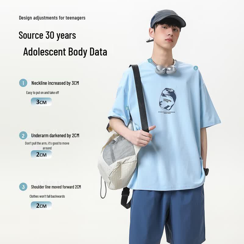 Boys Graphic Print Quick-Dry T-Shirt 180