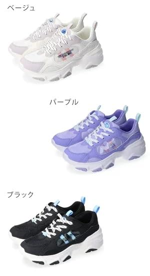 Moonstar NM J097 Size 2E Girls' Sneakers, Purple, 23.0 Cm,