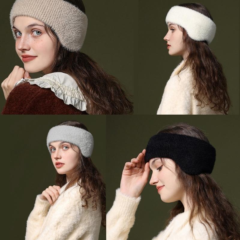 Weiches und warmes Stirnband Plüsch-Ohrenwärmer für Winter-Outdoor-Aktivitäten Halten Sie warm bei kaltem Wetter für Halloween