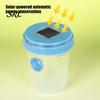 Trampa para Avispas de Luz Azul Trampa Solar para Exteriores, Cubo Colgante Impermeable para Avispones, Reutilizable para Avispas Amarillas Plaga de Jardín con Luz LED, Atrapador para Patio