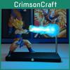 Dragon Ball Z Goku Spirit Bomb Night Light With Magnetic Design For Anime Fans