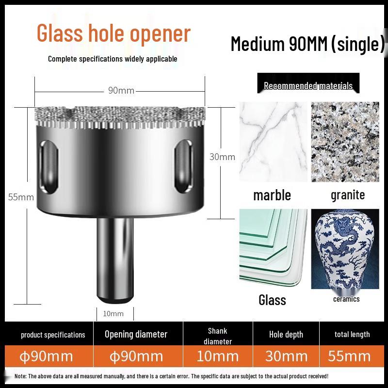 6mm Multifunktionales Fliesen- & Marmor-Glasbohrer-Set zum Lochbohren