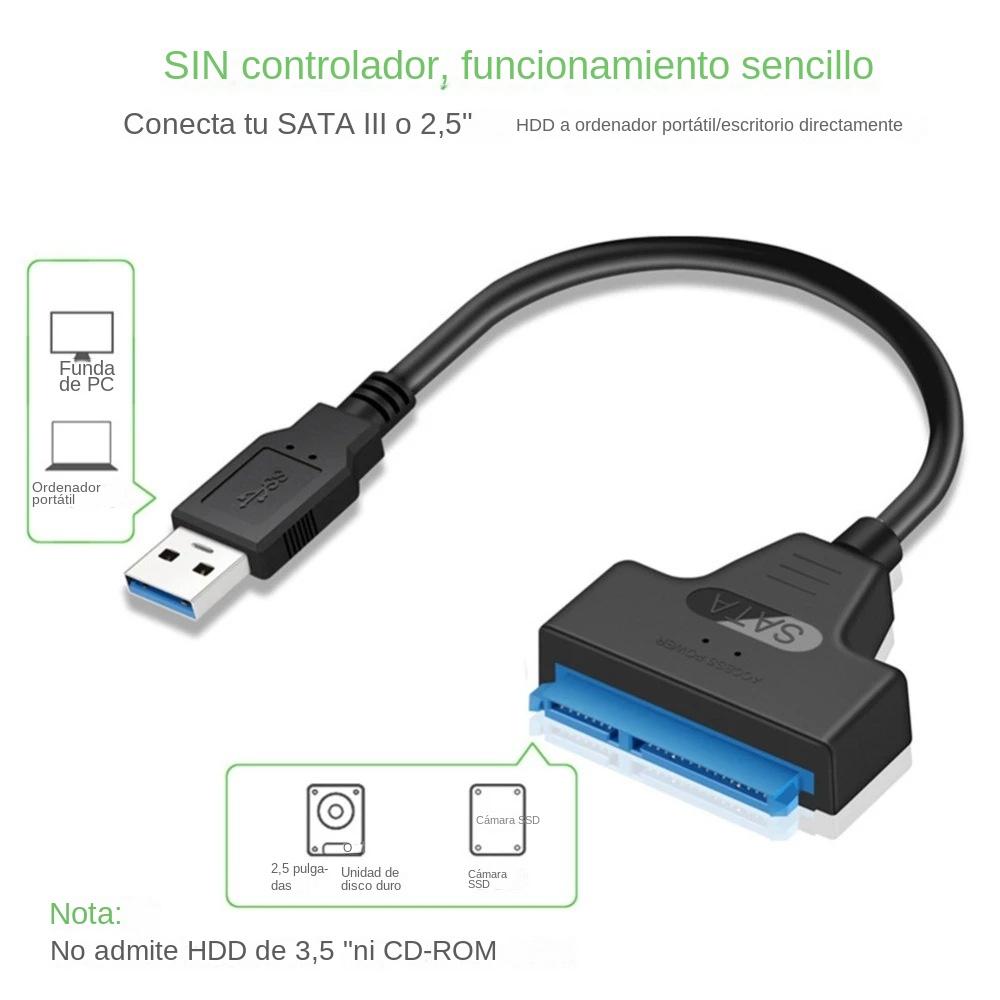 SATA Cable Sata 3 To Usb 3.0 Adapter Up to 6 Gbps Support 2.5 Inch External SSD HDD Hard Drive Connectors 22 Pin Sata III Cable