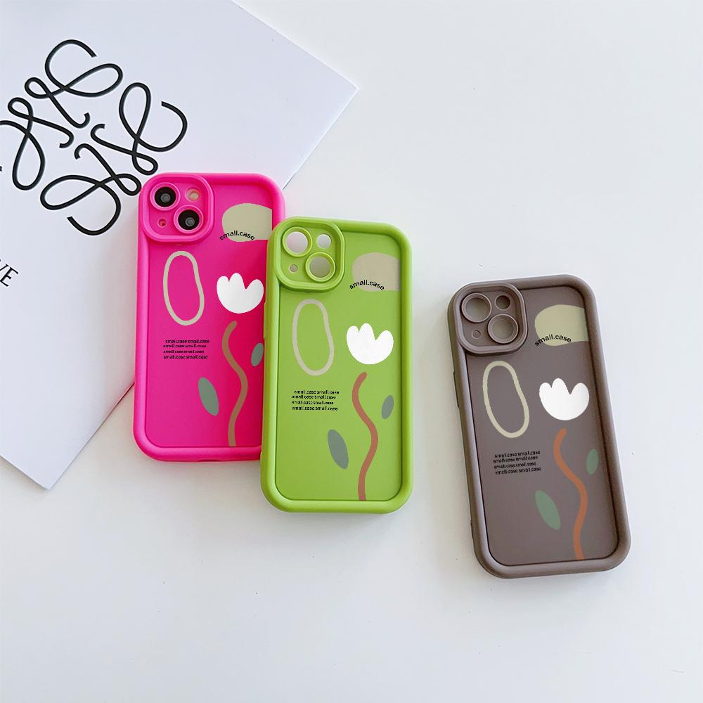 Flowers Pattern Soft TPU Phone Case for iPhone 17 Air 16 15 14 Pro Max Plus 13 12 Mini 8 7 X Xs Back Cover
