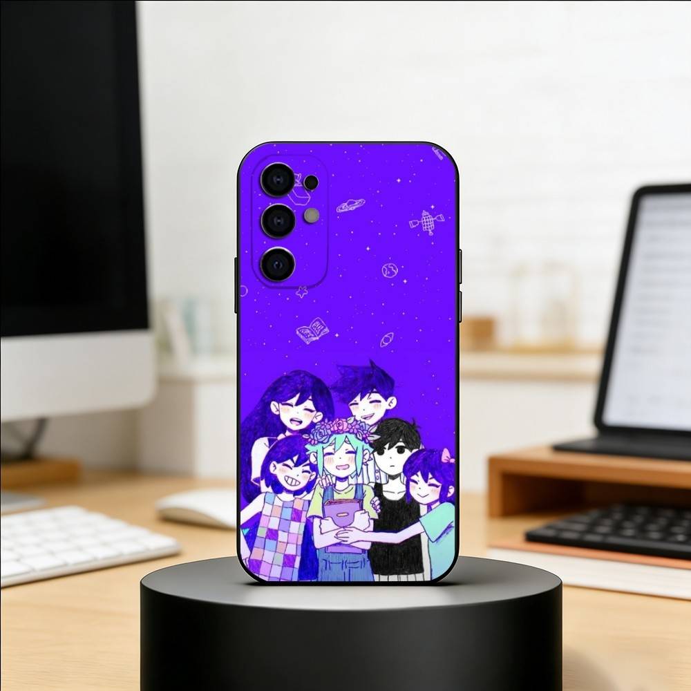 Game O-Omori Phone Case For Samsung S25,S24,S21,S22,S23,S30,Ultra,S20,Plus,Fe,Soft Silicone Black Cover
