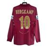 Retro Long Sleeve Soccer Jersey Vintage Football Shirt Men Women Adult Fan Wear Classic Player Style